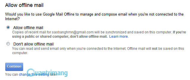 Writing Gmail on Chrome does not need the Internet Picture 6