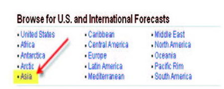 Yahoo Mash: Using the weather forecast module and the Glass of Van Hoa Picture 2