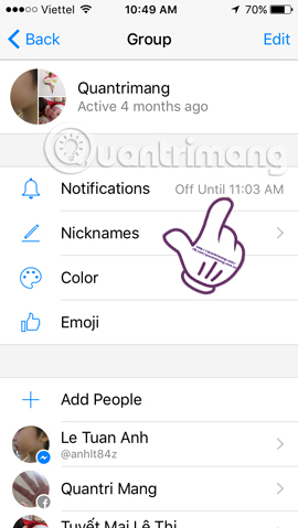 You should not ignore the group chat tricks on Facebook Messenger Picture 3