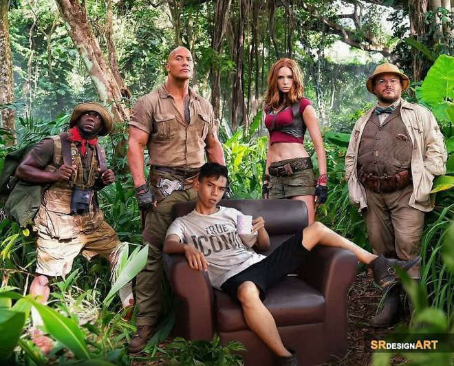 Young man has a close relationship with many famous people thanks to ... Photoshop resources Picture 6