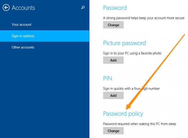 Your computer requires entering a password after starting from Sleep mode, this is a fix Picture 10