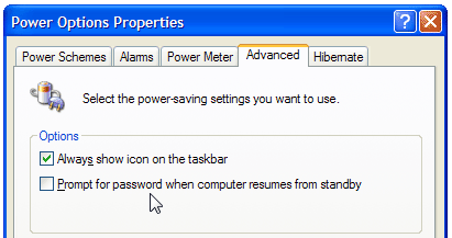 Your computer requires entering a password after starting from Sleep mode, this is a fix Picture 15