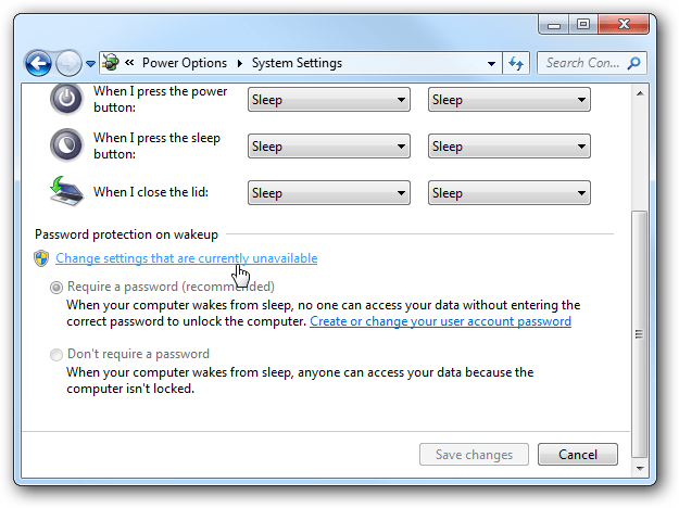 Your computer requires entering a password after starting from Sleep mode, this is a fix Picture 7
