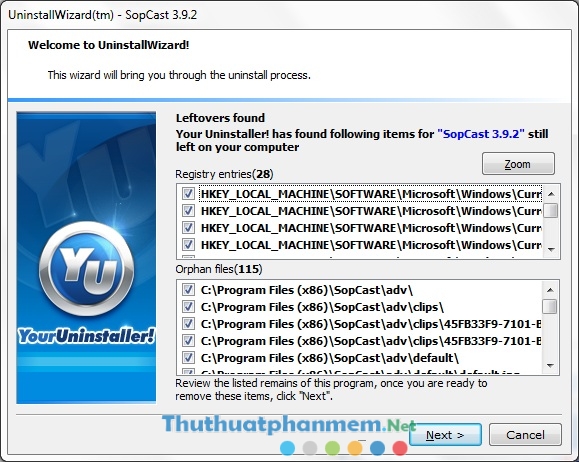 Your Uninstaller - Software to thoroughly uninstall applications Picture 4