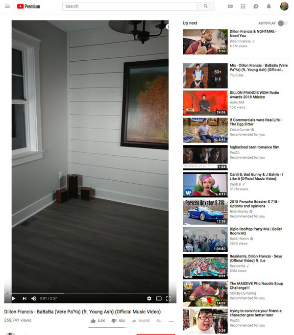 YouTube supports all different video ratios on the web platform, there will be no black borders around as before Picture 1
