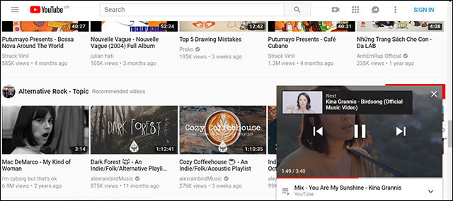 YouTube web has new miniplayer features Picture 2