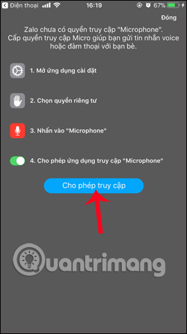 Zalo allows direct calling from contacts Picture 6