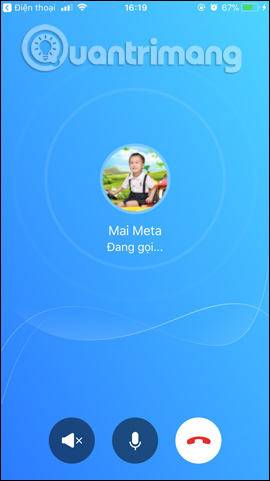 Zalo allows direct calling from contacts Picture 8