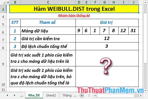 Z.TEST function - The function returns one-sided value of the z test in Excel Picture 2