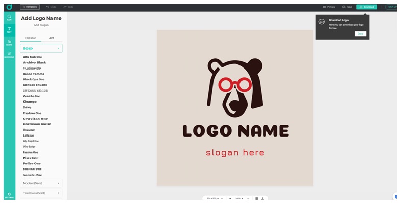 images 2 of How to Make an Exclusive Logo With Designevo