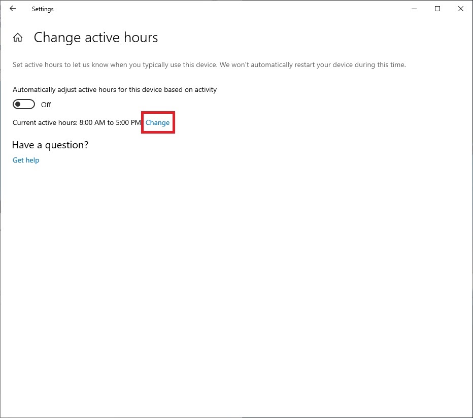 images 3 of How to prevent Windows 10 from automatically restarting