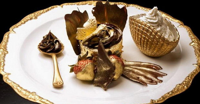 10 Popular Dishes Become Expensive by Gold Inlaid