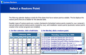 10 Things to Know About System Restore Tool of Windows XP