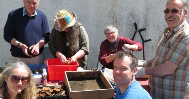 10,000 Medieval Ceramics Were Found at Newport Memorial Hall