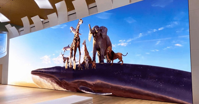 8K Has Not 'Covered' Sony Has Launched a 16K-sized Bus Screen