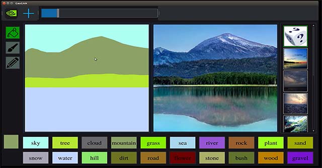 Admire Nvidia's New AI App: Turn MS Paint-Style Doodle into an Artistic