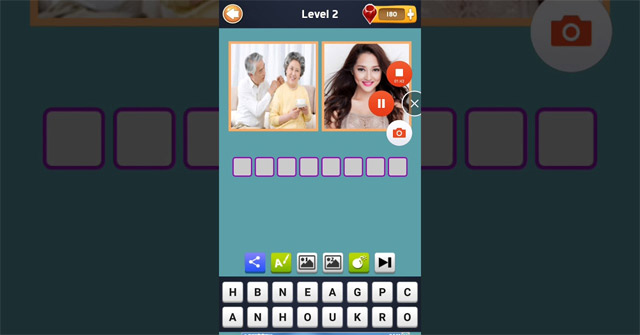Answer Game 2 Image 1 Word: Guess the Word, Track the Song