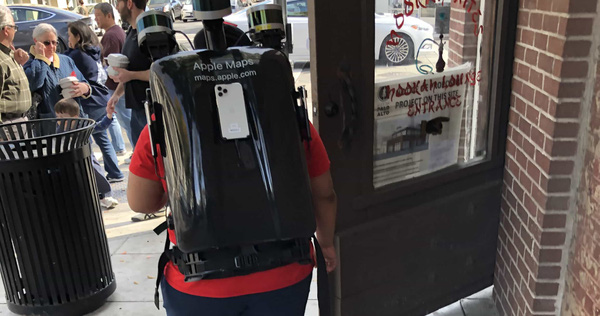 Apple Employees Wearing Backpack Containing Iphone 11 Pro Go
