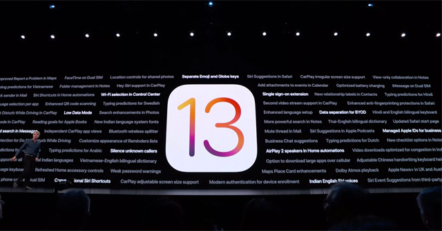 Apple Introduced iOS 13, Supports Dark Background Mode, Opens