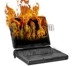 Apple Laptop Is on Fire Again