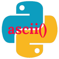 Ascii ()() Function in Python