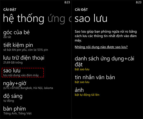 Backup and Restore Data on Windows Phone 8 Device
