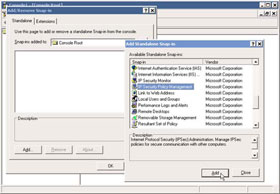 Block Web Browser with Ipsec
