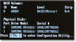 Building Backup Disk System (RAID)
