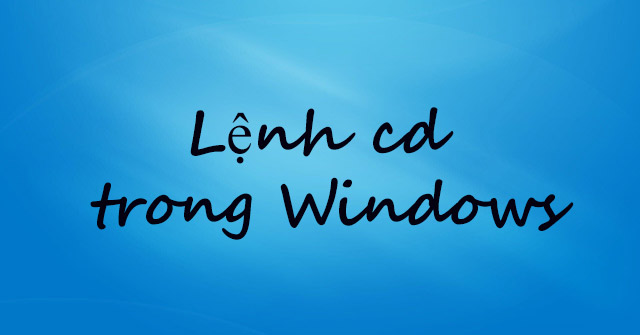 Cd Command in Windows: Explained
