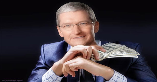 CEO Tim Cook Has 'Pocketed' More Than $15 Million in 2018 - 283 Times More Than the Average Salary