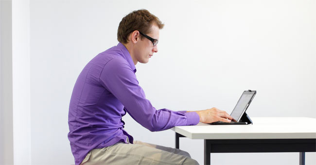 Changing Work Postures Improves Work Efficiency