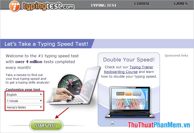 Check the Typing Speed, Typing Speed