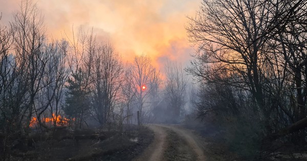 Chernobyl Burns Big, the Radiation Level in the Area Is 16
