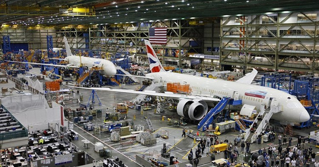 Close up of the Boeing 737 Aircraft Assembly Process in 9 Days