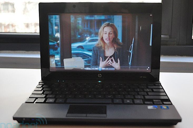 Close Up of the HP Mini 5103 Uses Dual-core Atom Chips