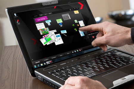 Collection of Multi-touch Screen Laptops