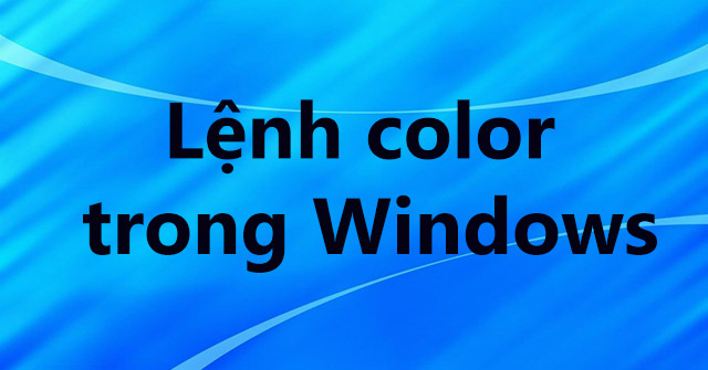 Color Command in Windows: Explained