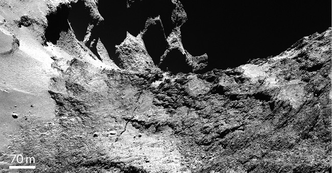 Comet 67P Is Cracked and May Crumble in the Future