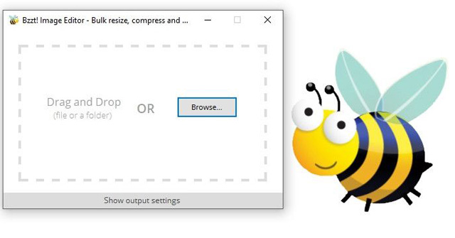 Compress Photos, Reduce Image Size with Bzzt! Image Editor