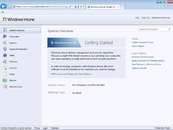 Computer Management with Windows Intune -- Part 2: Prepare the