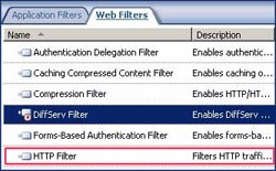 Configure Isa Server 2006 HTTP Filter