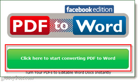 Convert PDF Format into Docs with Facebook App: Introduction