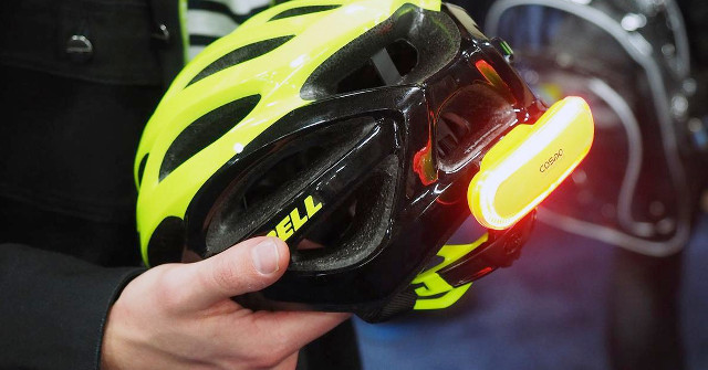 Cosmo's Bicycle Helmet Lights Will Warn Others When You Fall