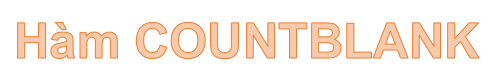 How to Use the COUNTBLANK Function in Excel