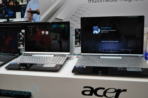 Couple of High-end Entertainment Laptops from Acer