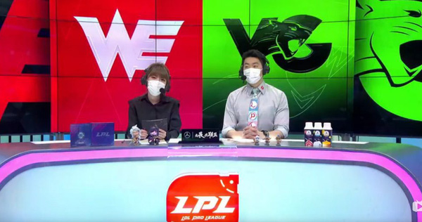 Covid-19 Season Esports: Chinese Gamers and Caster Wear Masks to