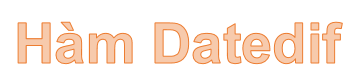 How to Use the DATEDIF Function in Excel