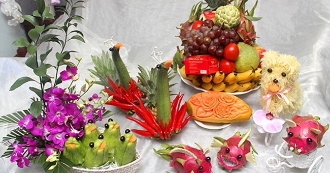 Decorate the Mid-Autumn fruit tray with 7 ways to create shapes from ...