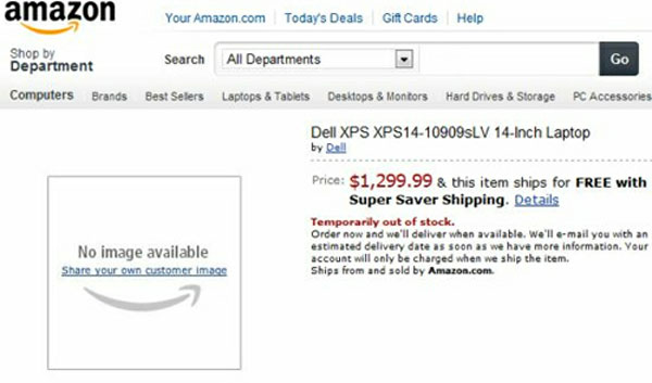 Dell's XPS 14 Ultrabook Appears
