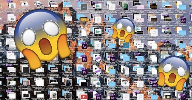 Desktop Screens Are Extremely Messy Which Makes You Feel Dizzy